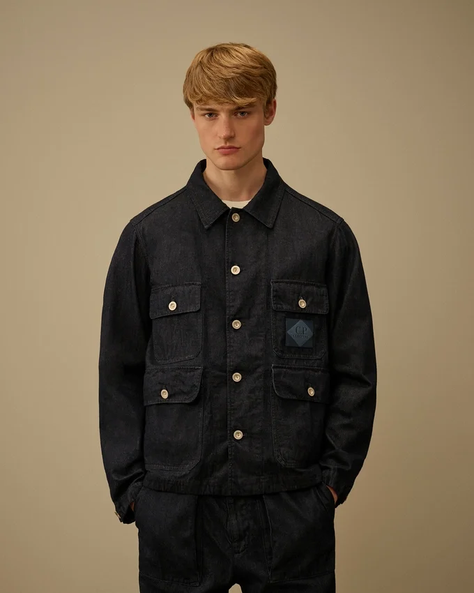 Chaqueta de campo de denim 3/1