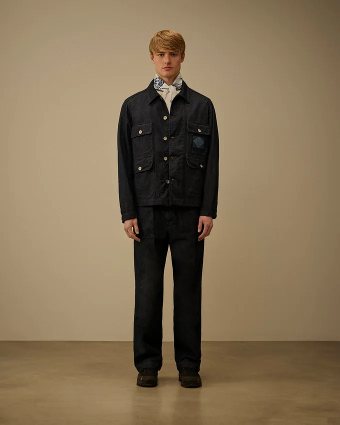 Chaqueta de campo de denim 3/1