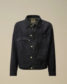Chaqueta de denim 3/1 con cremallera