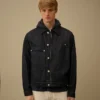Chaqueta de denim 3/1 con cremallera