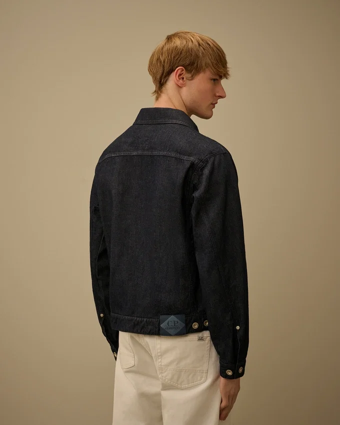Chaqueta de denim 3/1 con cremallera