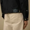 Chaqueta de denim 3/1 con cremallera
