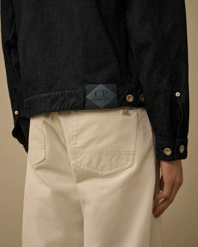 Chaqueta de denim 3/1 con cremallera
