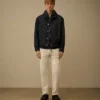 Chaqueta de denim 3/1 con cremallera