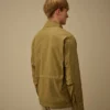 Chaqueta de sarga con cremallera para gafas de sol
