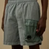 Flatt Nylon Mixed Lens Cargo Swim Shorts