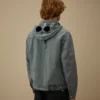 Goggle Jacket de 50 Fili, teñida al índigo y blanqueada