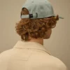 Gorra con logotipo de gabardina