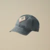 Gorra de 50 Fili blanqueada al índigo