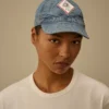 Gorra de 50 Fili blanqueada al índigo