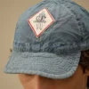 Gorra de 50 Fili blanqueada al índigo