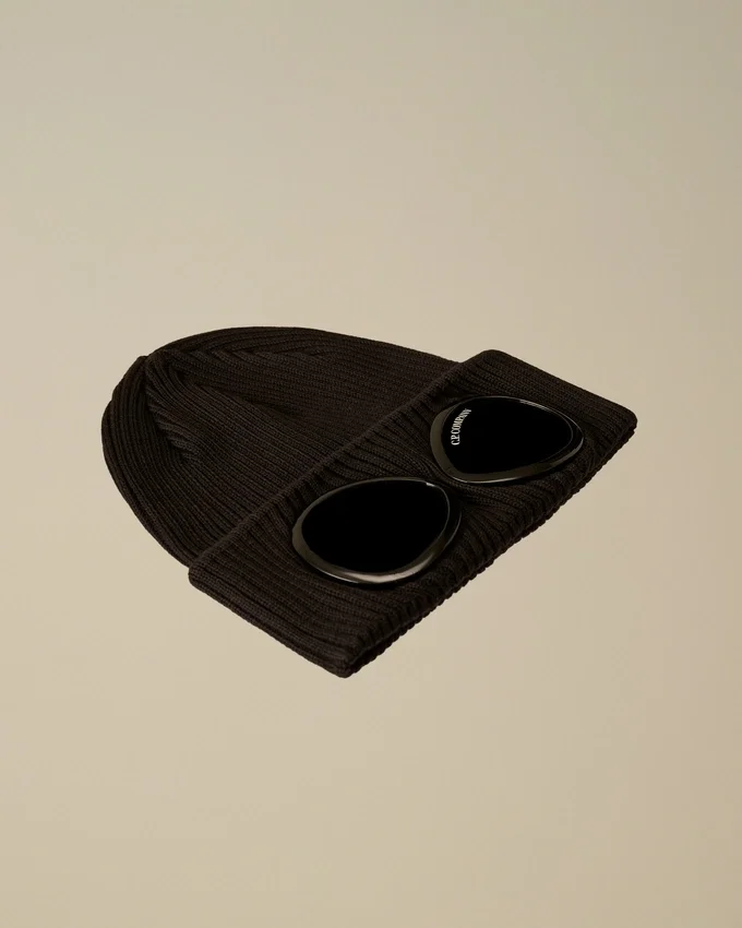 Gorro de punto de algodón U16 con diseño de Goggle