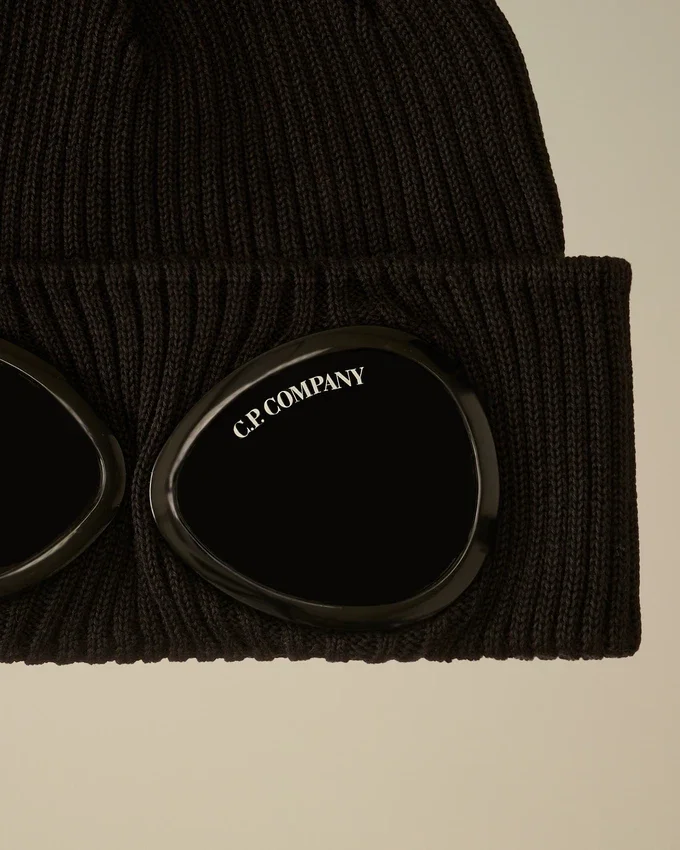 Gorro de punto de algodón U16 con diseño de Goggle
