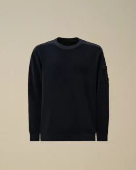 Jersey de chenilla de algodón con lente