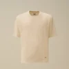 Jersey de cuello redondo de manga corta de lino