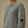 Jersey de cuello redondo «Lens» de algodón y nailon