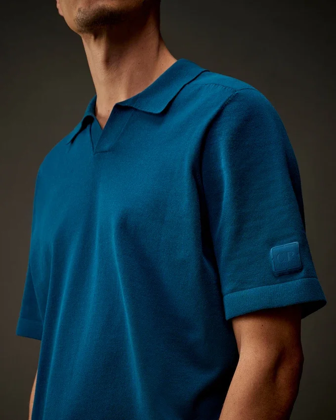 Jersey polo de algodón elástico de la Metropolis Series