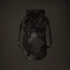 Metropolis Series rubber rep backpack with transformable design and logo