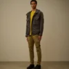 Pantalones cargo con bolsillos redondeados ergonómicos de satén elástico