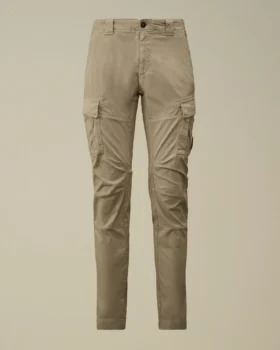 Pantalones cargo con lentes ergonómicas de satén elástico