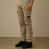 Pantalones cargo con lentes ergonómicas de satén elástico