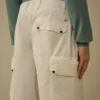 Pantalones cargo de corte recto con detalle de lente «Micro-Reps»