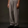 Pantalones cargo de corte recto de panamá técnico de la Metropolis Series