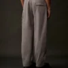 Pantalones cargo de corte recto de panamá técnico de la Metropolis Series