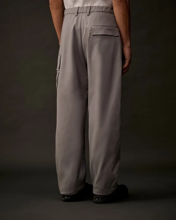 Pantalones cargo de corte recto de panamá técnico de la Metropolis Series