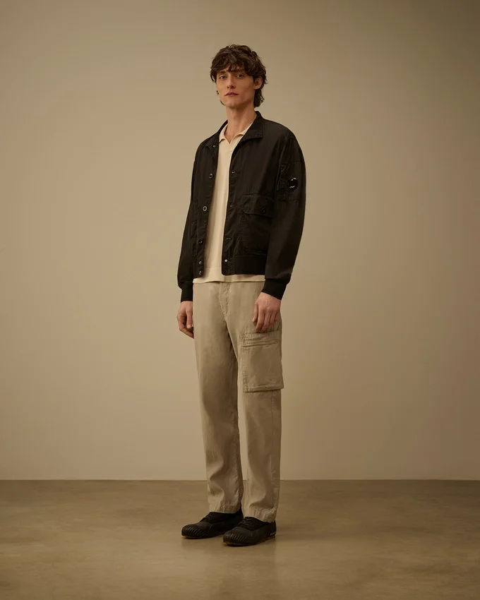 Pantalones cargo de tejido otomano