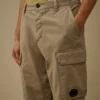 Pantalones cargo holgados de gabardina de algodón