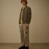 Pantalones cargo holgados de gabardina de algodón