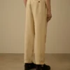 Pantalones cargo holgados de lino