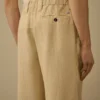 Pantalones cargo holgados de lino