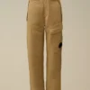 Pantalones cargo «Lens» de algodón y lino U16