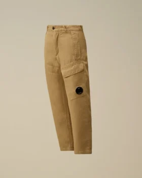Pantalones cargo «Lens» de algodón y lino U16
