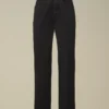 Pantalones chinos de corte regular de gabardina de algodón