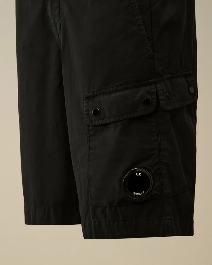Pantalones cortos cargo de popelín de algodón U16
