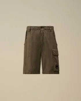 Pantalones cortos cargo holgados con bolsillo para gafas de sol, confeccionados en algodón ripstop