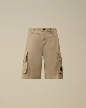 Pantalones cortos cargo «Lens» de gabardina de algodón