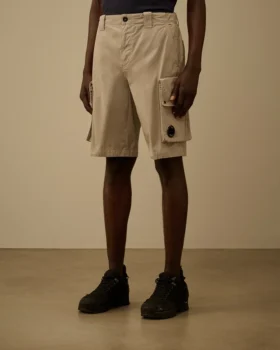 Pantalones cortos cargo «Lens» de gabardina de algodón