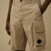 Pantalones cortos cargo «Lens» de gabardina de algodón