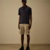 Pantalones cortos cargo «Lens» de gabardina de algodón