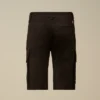 Pantalones cortos cargo U16 de gabardina elástica con Lens