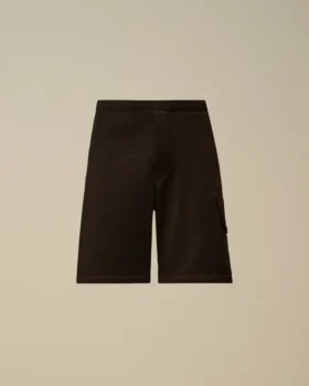 Pantalones cortos de chándal cargo de felpa diagonal en relieve