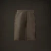 Pantalones cortos de chándal tipo cargo de felpa elástica de la Metropolis Series
