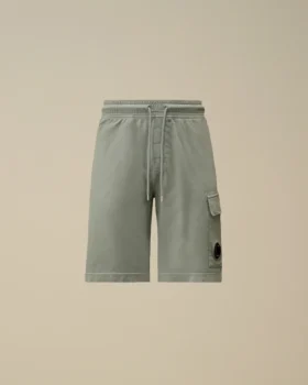 Pantalones cortos de chándal tipo cargo de felpa ligera «Lens»