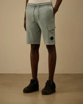 Pantalones cortos de chándal tipo cargo de felpa ligera «Lens»
