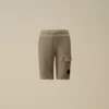 Pantalones cortos de chándal tipo cargo U16 de felpa diagonal Lens