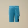 Pantalones cortos de chándal tipo cargo U16 de felpa diagonal Lens
